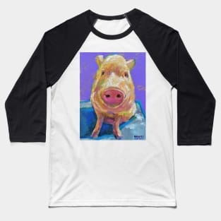 Hampton, the pig by artist Robert Phelps Baseball T-Shirt